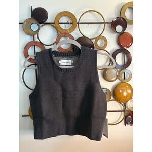 Honor The Gift Xl Gray Cropped Top-see measurements